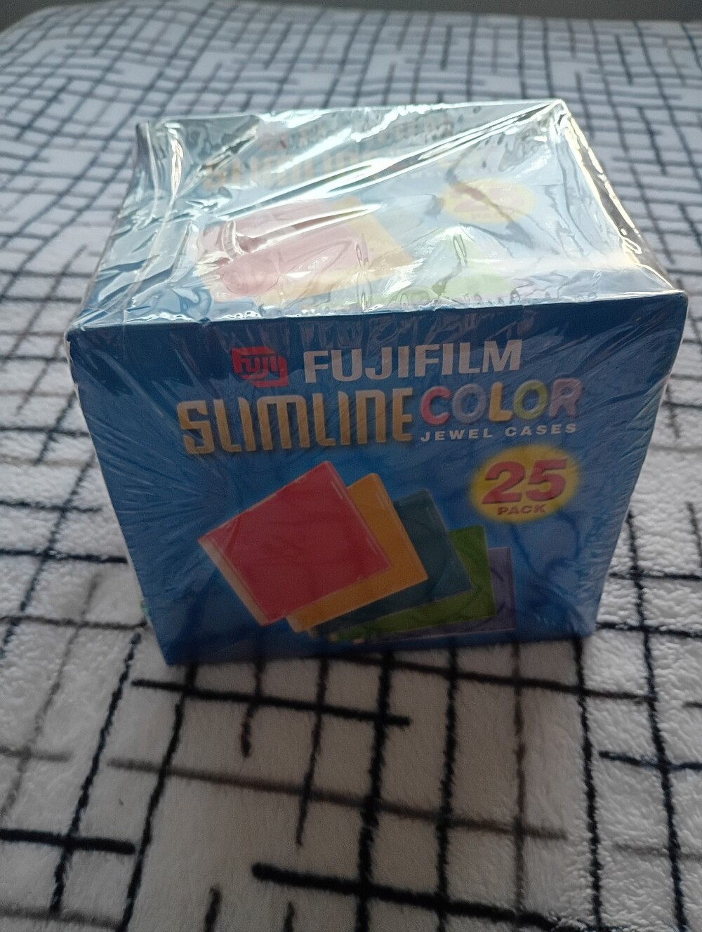 Fujifilm Slimline Color Jewel Cases - Red, Yellow, Blue, Green